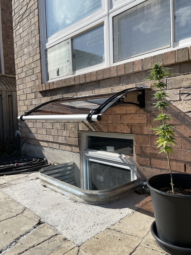 Egress Window Cover Awning